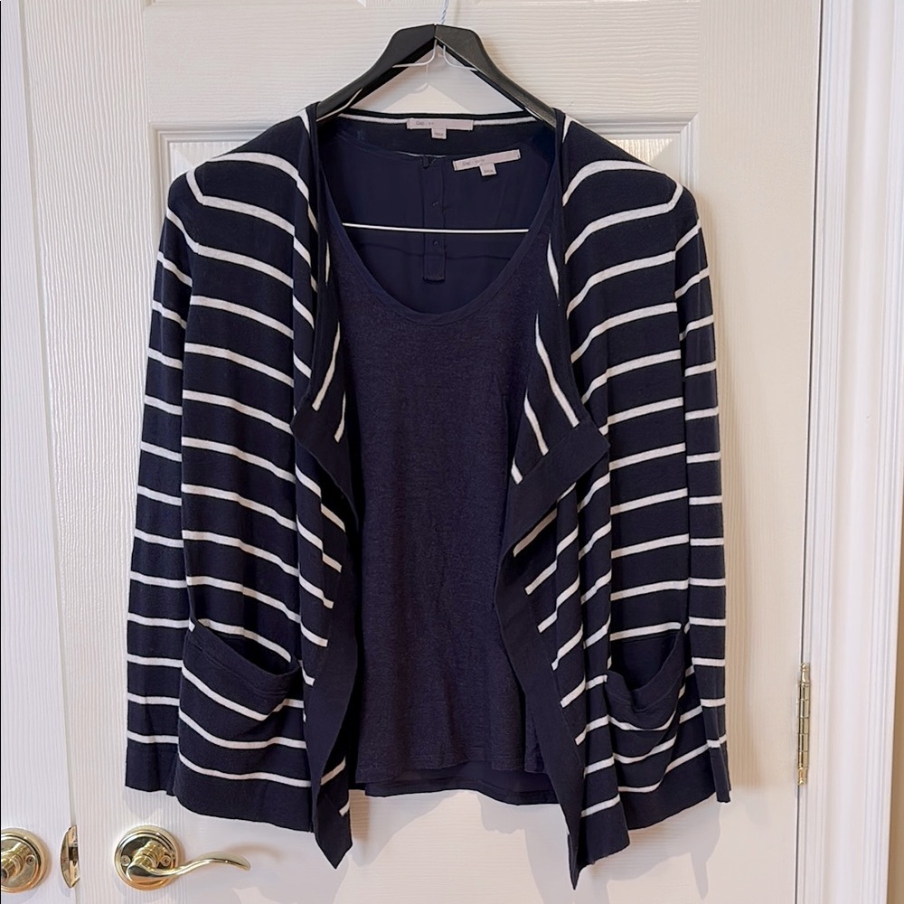 Gap Sweater Set - Navy & White stripes
